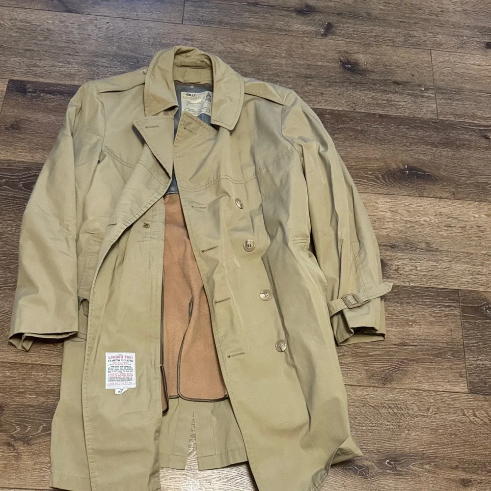 Vintage‎ London fog trench coat 40 regular